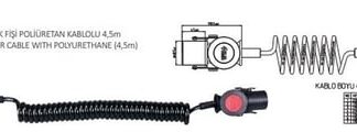 AKSA 7'Lİ ABS KABLOSU 4,5MT